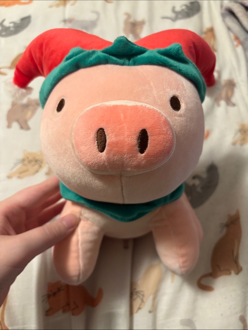 christmas pig plush